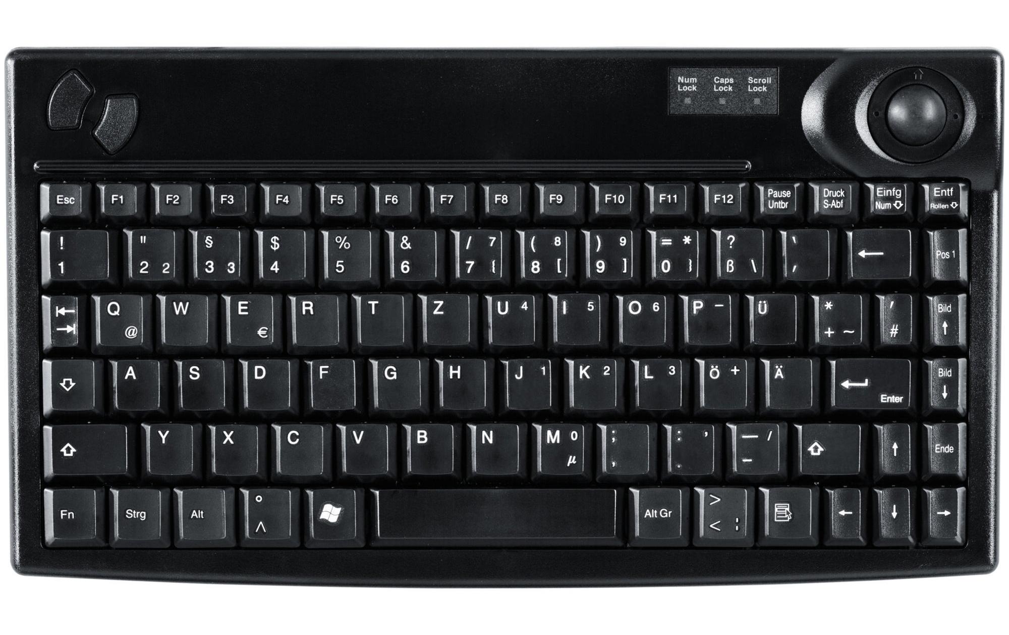 Active Key AK-440-TU – Tastatur, kabelgebunden (USB-A), US-Layout (EN), Scissor, Schwarz
