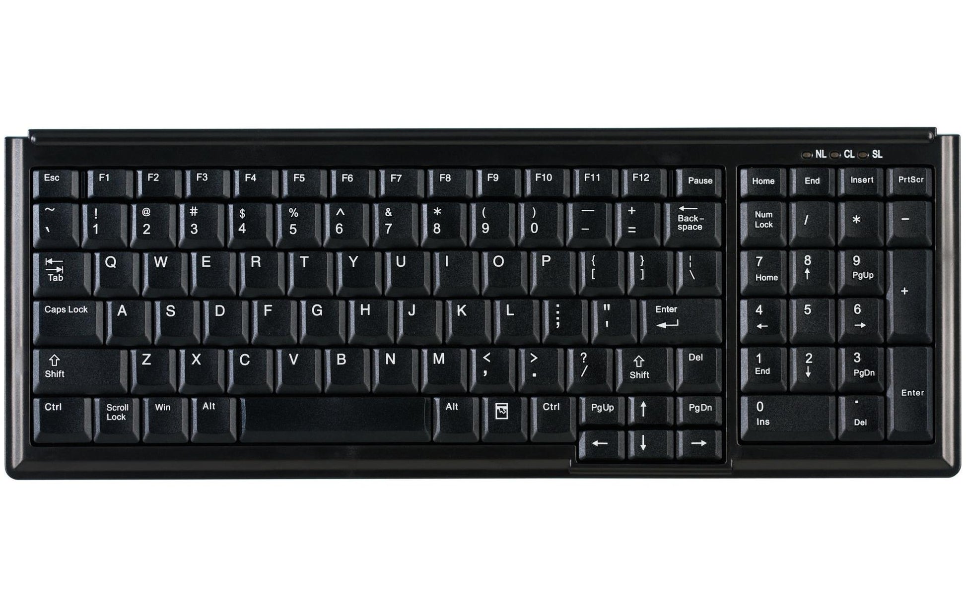 Active Key AK-7000 – Tastatur, kabelgebunden (USB-A), CH-Layout (DE-CH), Fullsize (mit Ziffernblock), Scissor