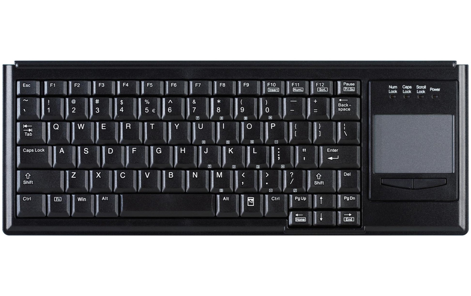 Active Key AK-4400 – Tastatur, kabelgebunden (USB-A), US-Layout (EN), TKL (ohne Ziffernblock), Scissor