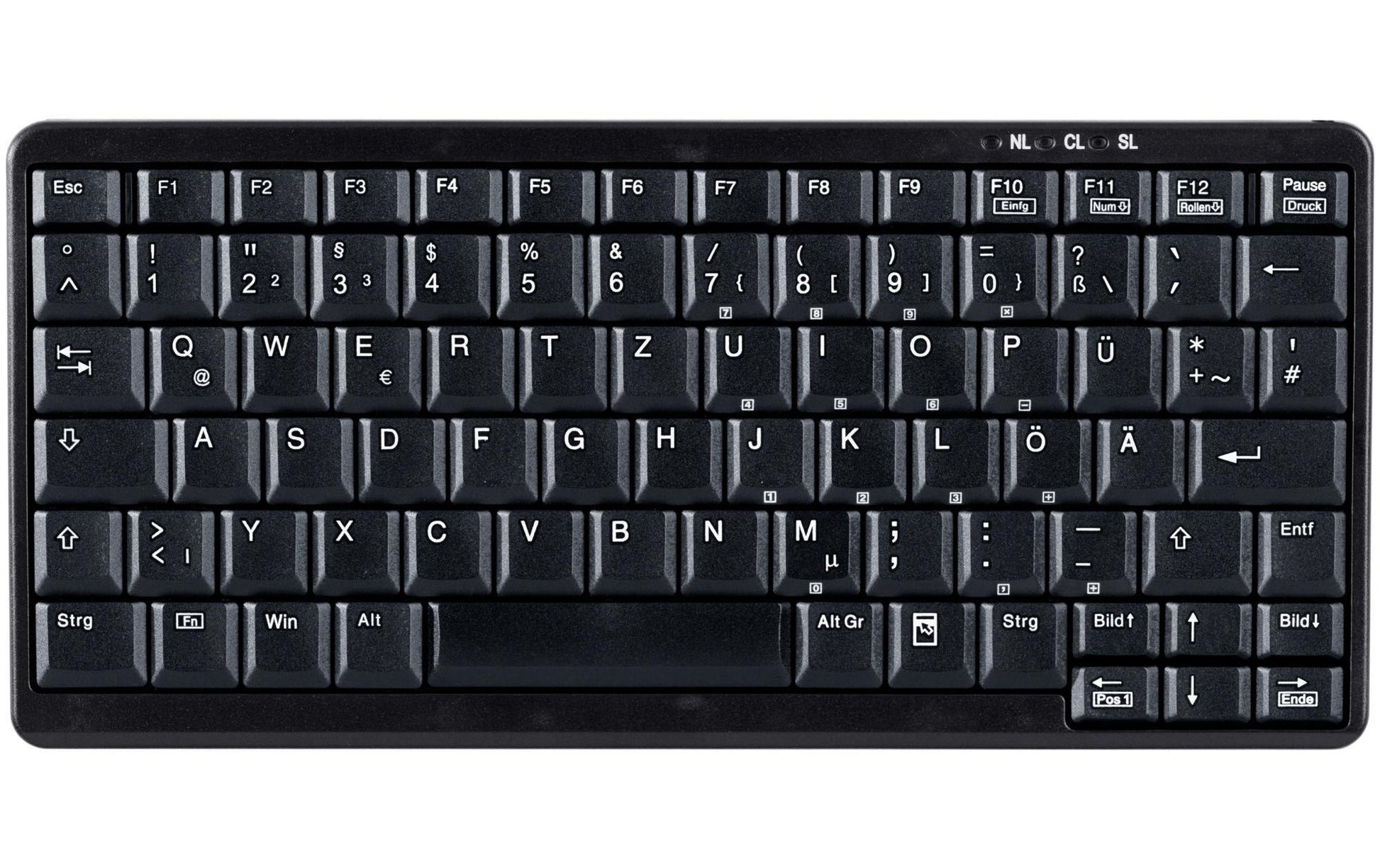 Active Key AK-4100 – Tastatur, kabelgebunden (USB-A), CH-Layout (DE-CH), Scissor, Schwarz