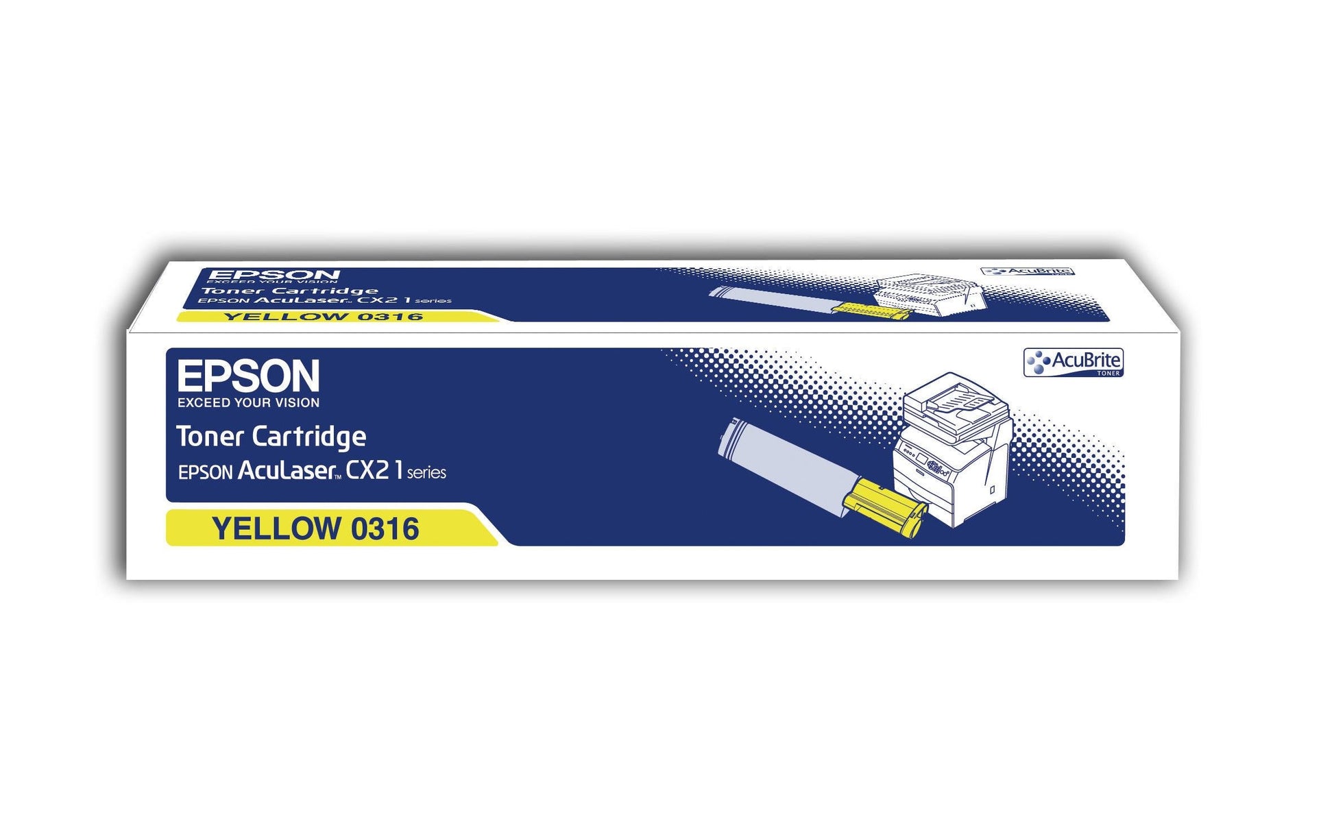 Epson Toner S050316 – gelb, 5000 Seiten – für AcuLaser CX21N/CX21F/CX21C und andere