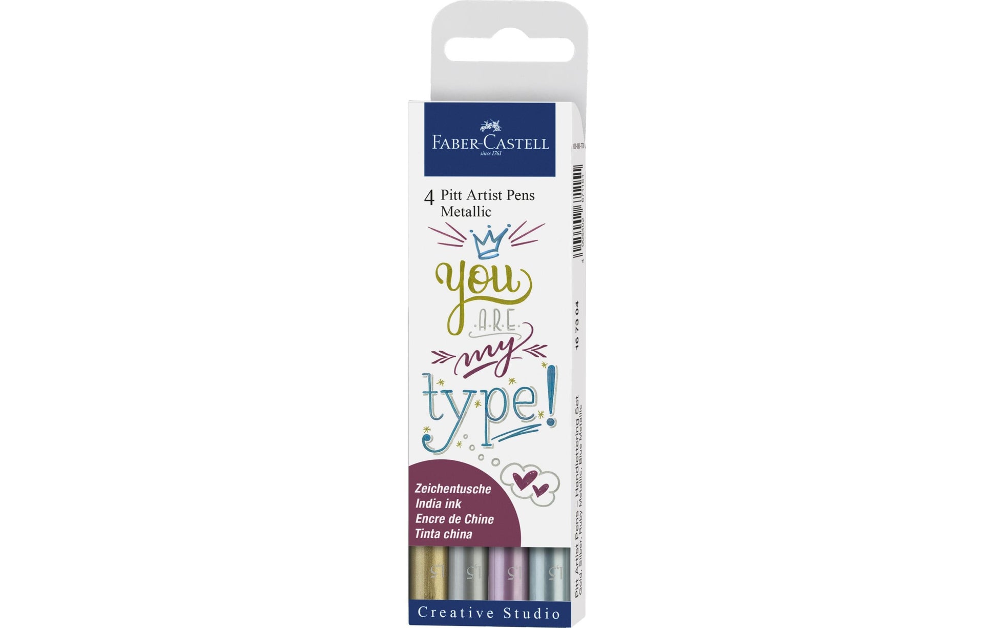 Faber-Castell Filzstifte, wasserfest, 4 Stk.