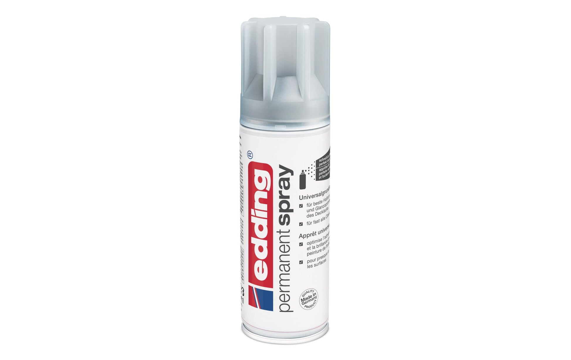 Edding Farbspray – grau, 200 ml, für Holz, Metall & Glas