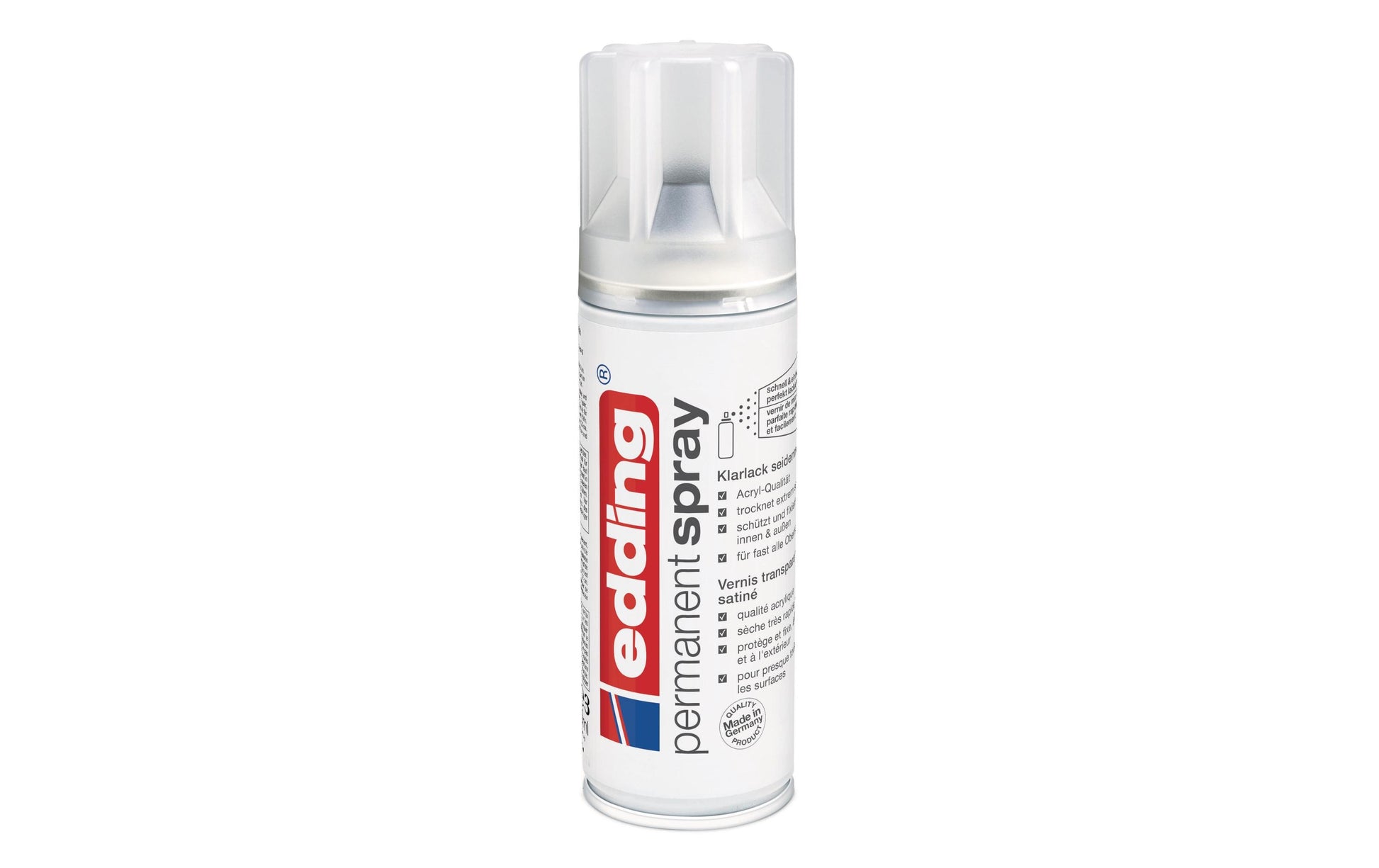 Edding Farbspray – klar, seidenmatt, 200 ml