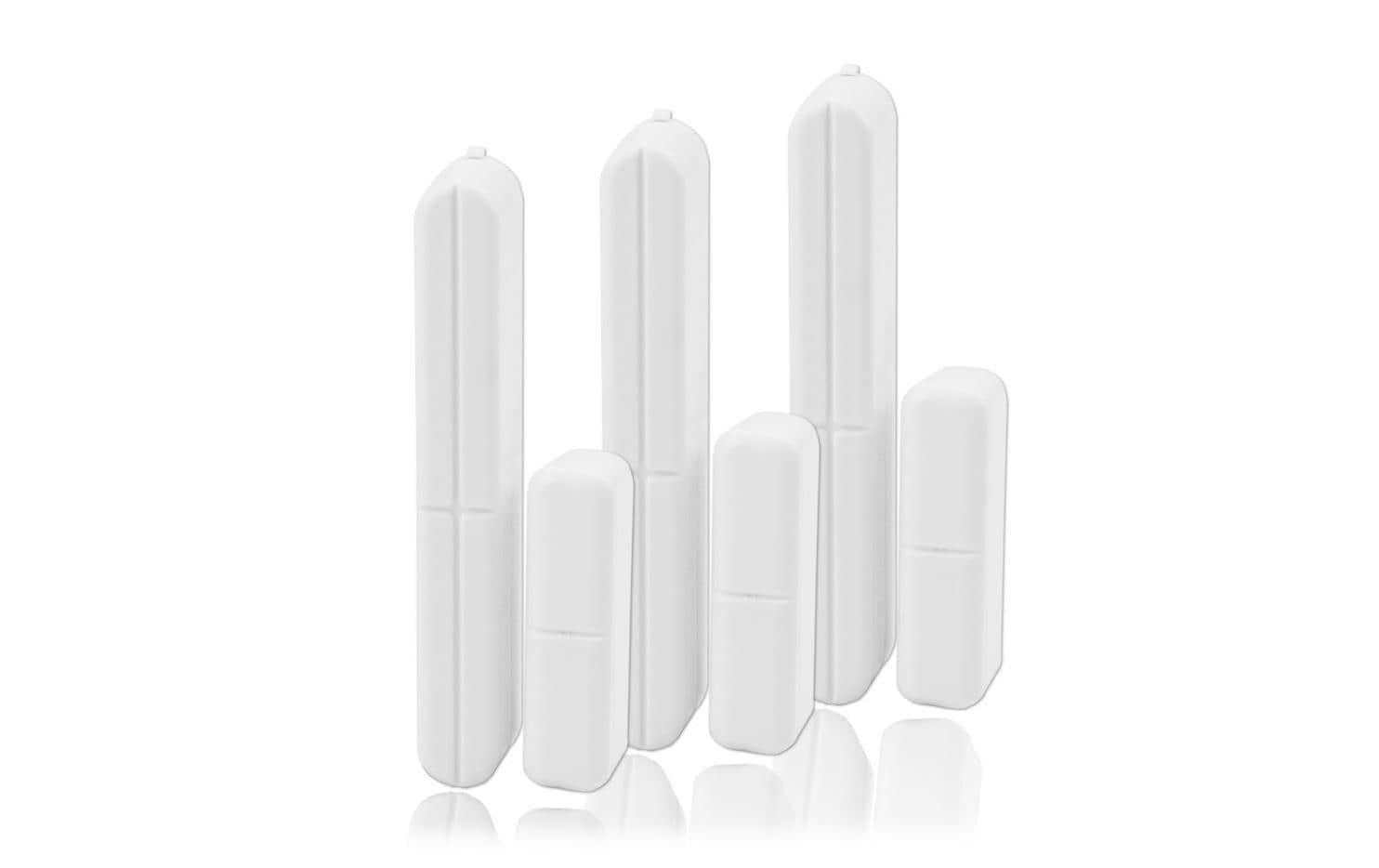 Olympia 6103 – Tür-/Fensterkontakt, Funk, 2× AAA – Weiss (3er-Pack), für Olympia Protect ProHome