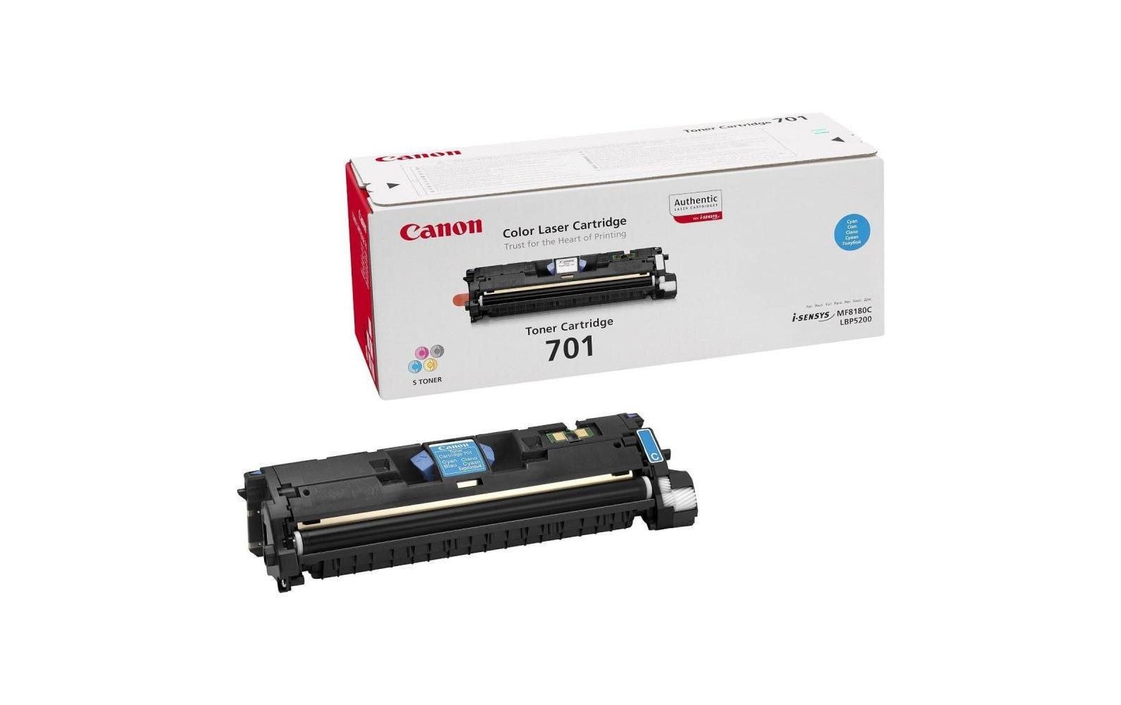 Canon Toner 701 – cyan, 4000 Seiten – für Canon LBP-5200/MF-8180C