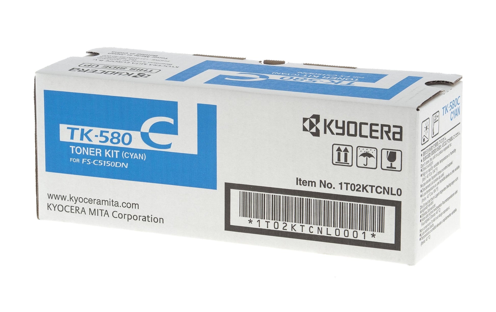 Kyocera – Toner TK-580C – cyan, 2800 Seiten