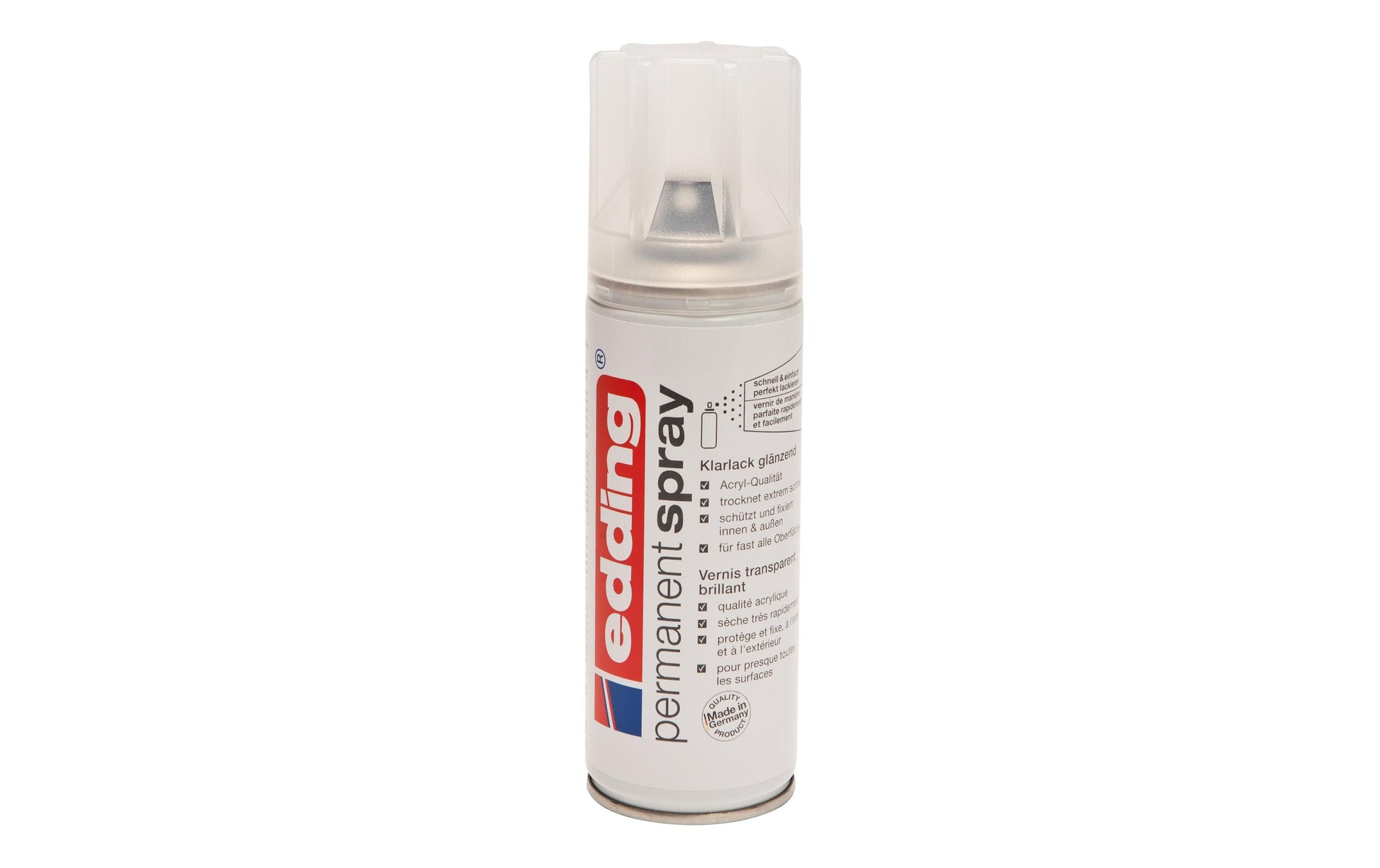 Edding Klarlack – Farbspray – glänzend, 200 ml