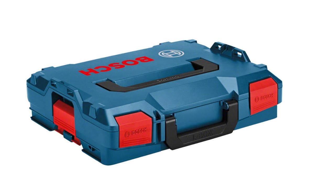 Bosch Professional L-BOXX 102 Systemkoffer – leer, blau/rot, ABS, B 442 × H 117 × T 357 mm, für Trolley
