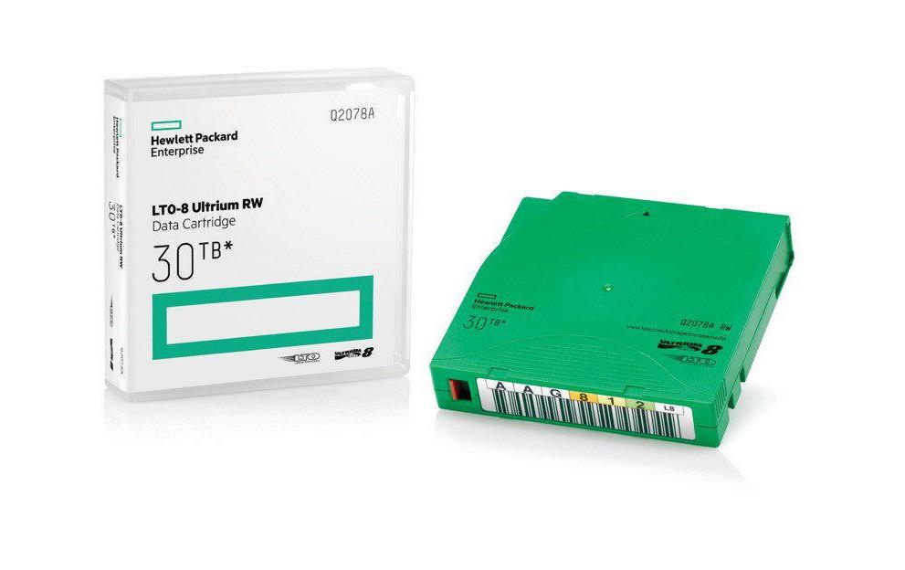 HPE LTO-8 Ultrium Datenkassette – RW, 12 TB (30 TB komprimiert)