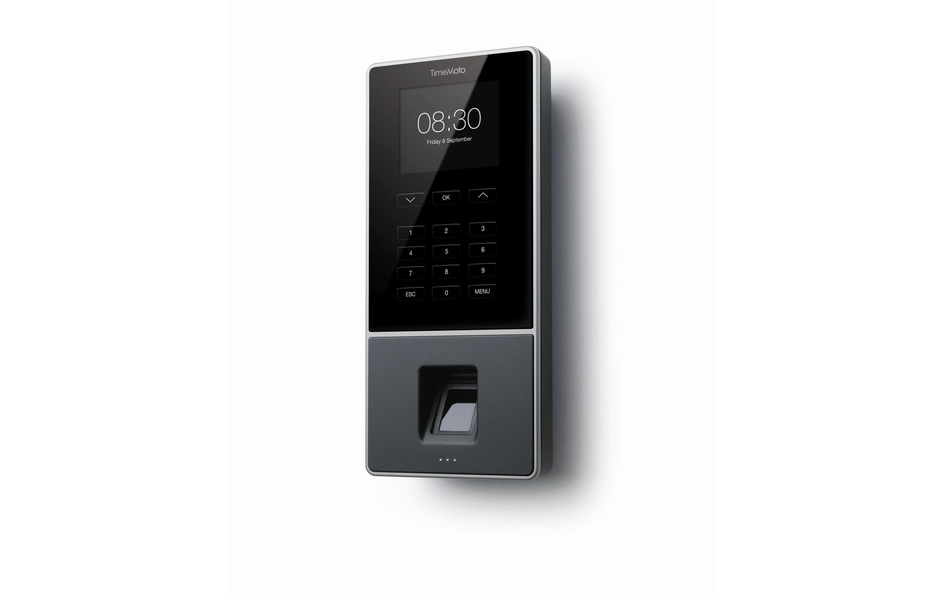 Safescan TM-626 Zutrittsterminal – 2,8" Display, Fingerabdruck, RFID, Code, verkabelt & kabellos, Schwarz