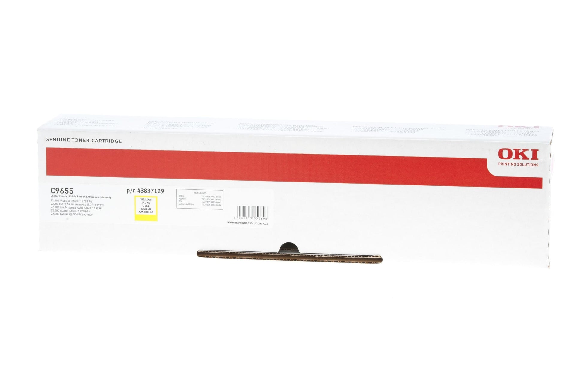 OKI Toner – gelb, 22000 Seiten