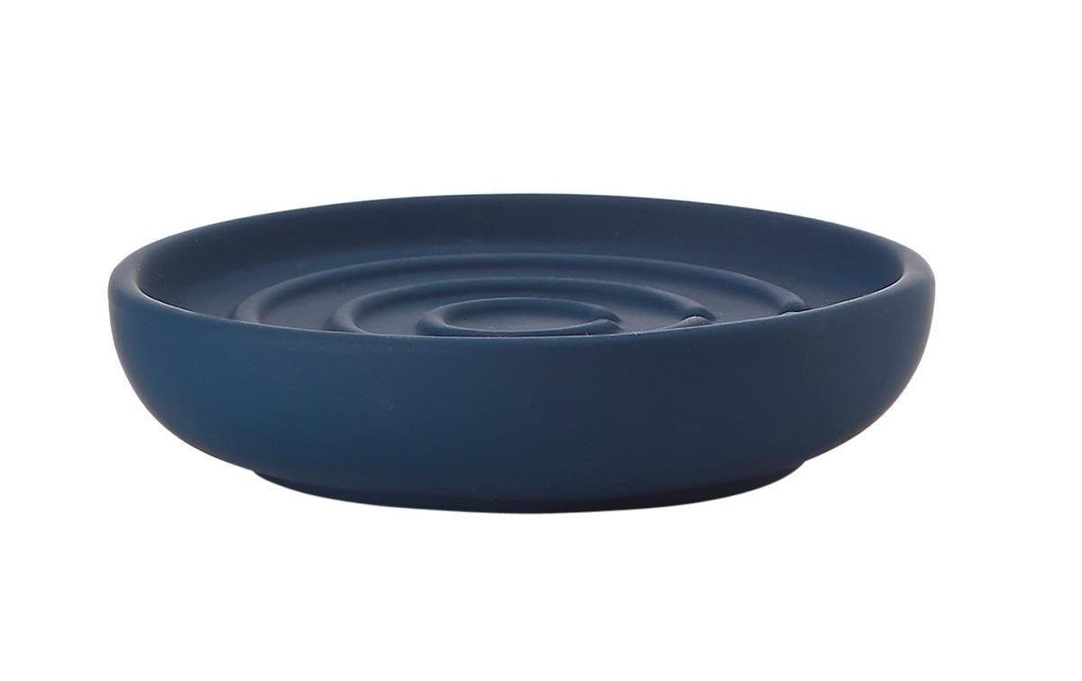 Zone Denmark Seifenschale Nova – Ø11×2,5 cm, Steingut, Blau