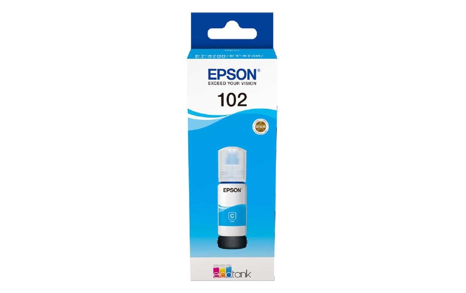 Epson Tintenpatrone 102, Cyan, 6'000 Seiten