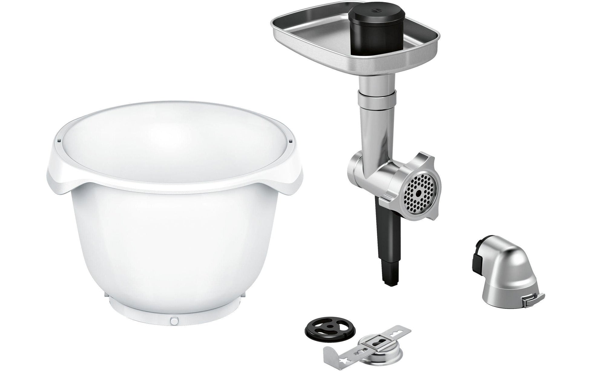 Bosch Stopfer, 26,6 × 39,5 × 39 cm, Kunststoff – für Bosch Modellreihe MUM5, MUZ9BS1
