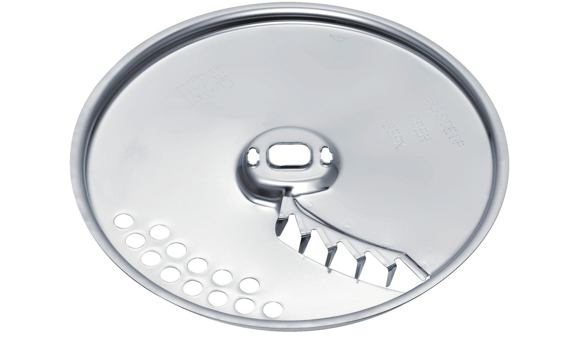 Bosch Pommes-Frites-Scheibe MUZ45PS1 – 16,3 × 16,3 × 1,3 cm, für MUM4, MUM5, MCM6, Edelstahl