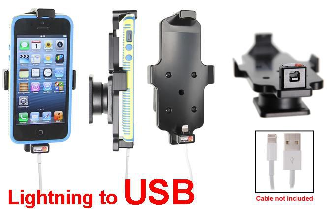 Brodit Auto-Halterung, passive Halterung – für iPhone 5 – Schwarz