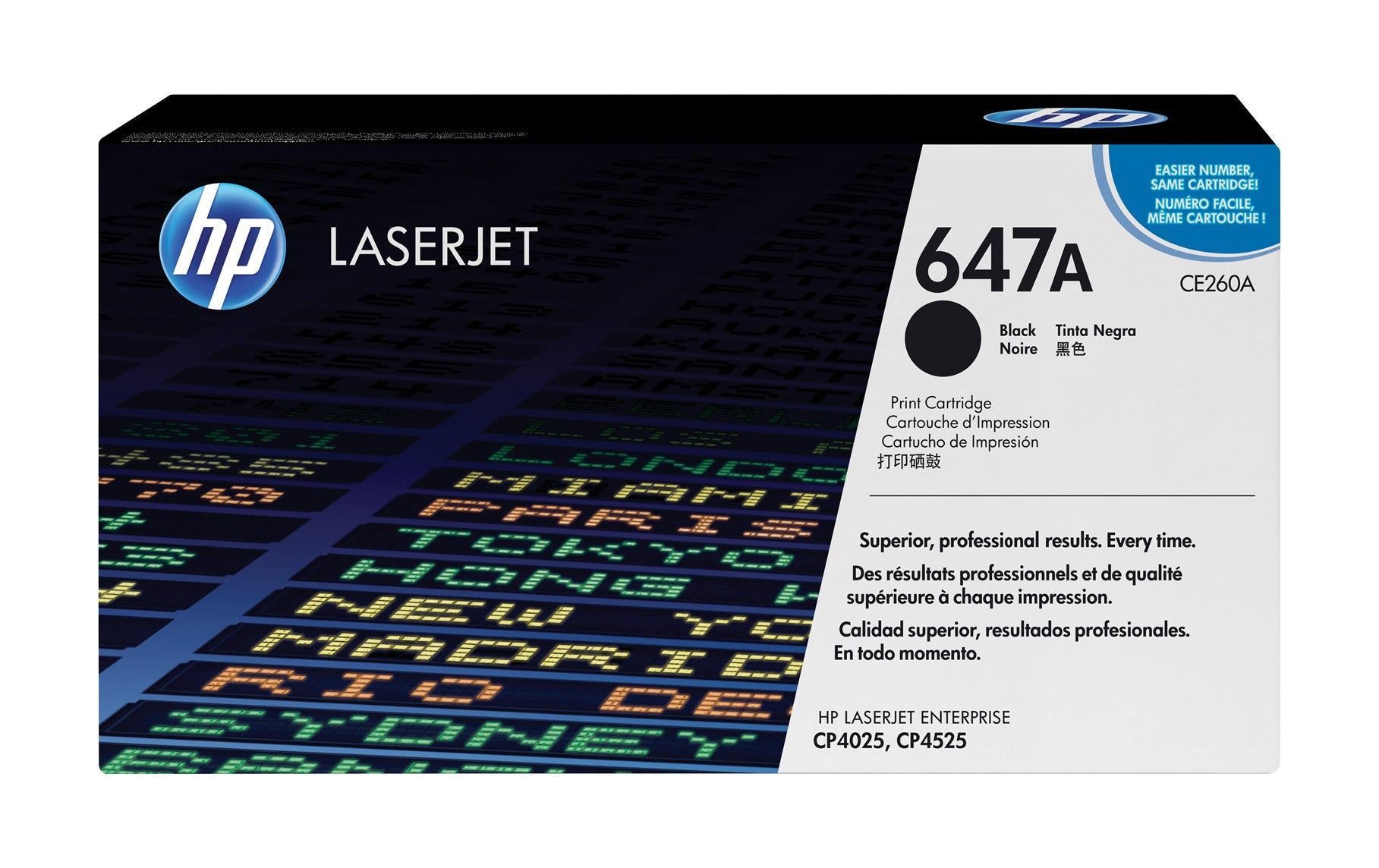 HP Toner 647A – Schwarz, 8500 Seiten