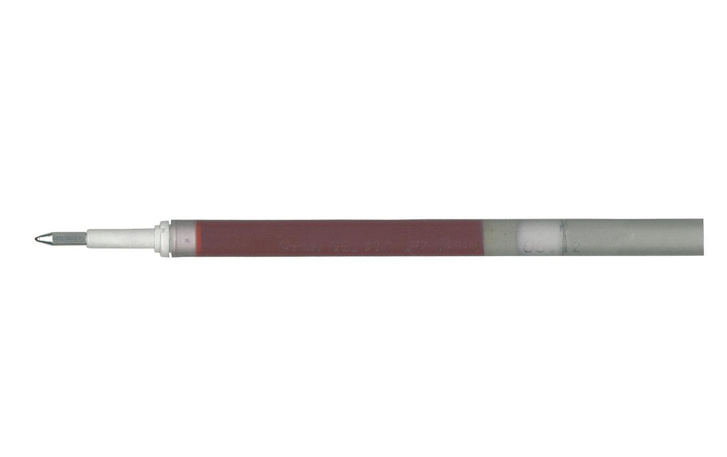Pentel Rollerpatrone für EnerGel Roller (ausser BLN15, BLN25, BL17 und BL27) – rot, 0,7 mm, geruchsarm