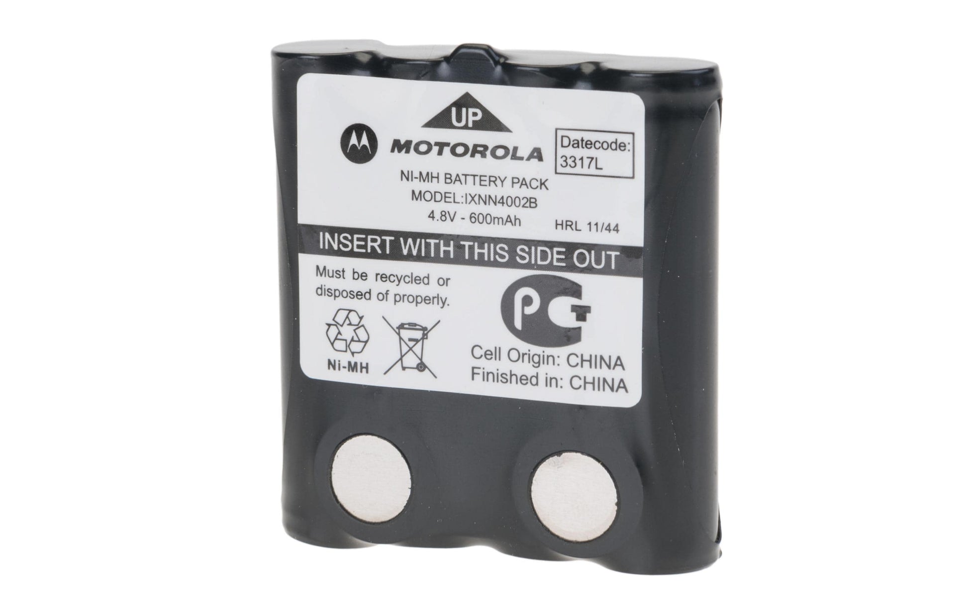 Motorola AT-MT4002MB – Akku für Motorola T80, XTB446, TLKR, Schwarz