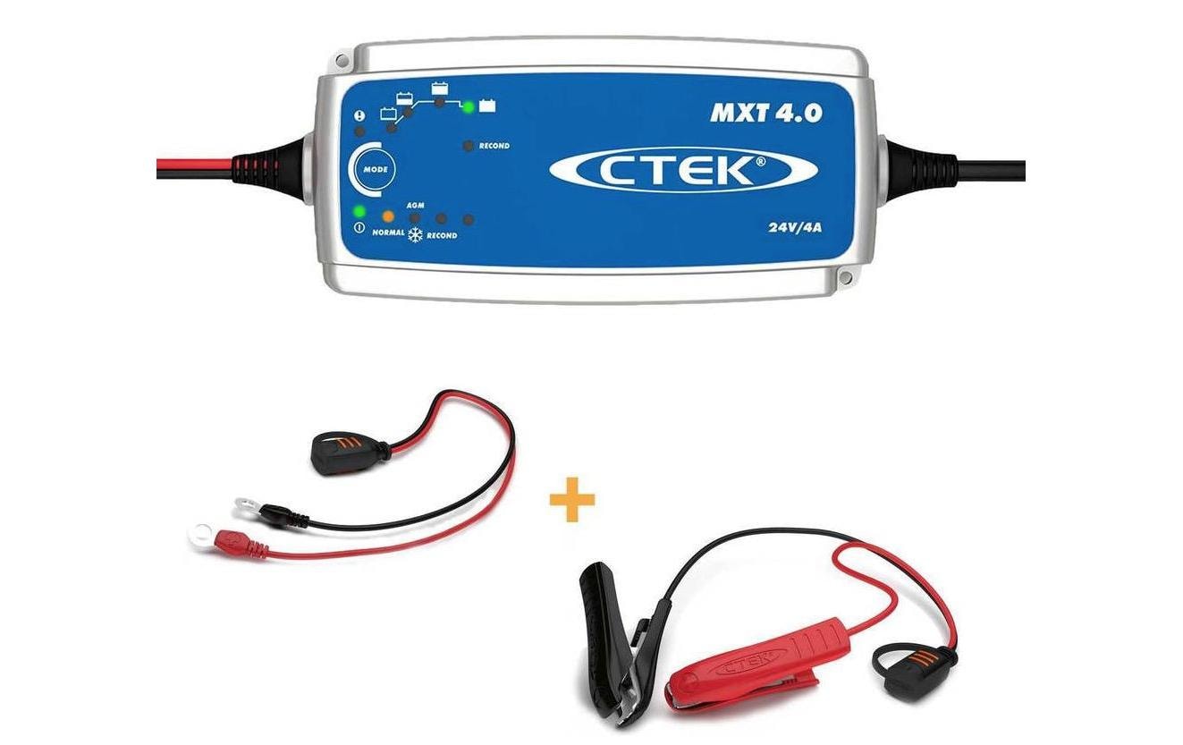 Ctek MXT 4.0 Ladegerät – 96 W, IP65, Erhaltungsladung – für 24 V Blei-Säure-Batterien