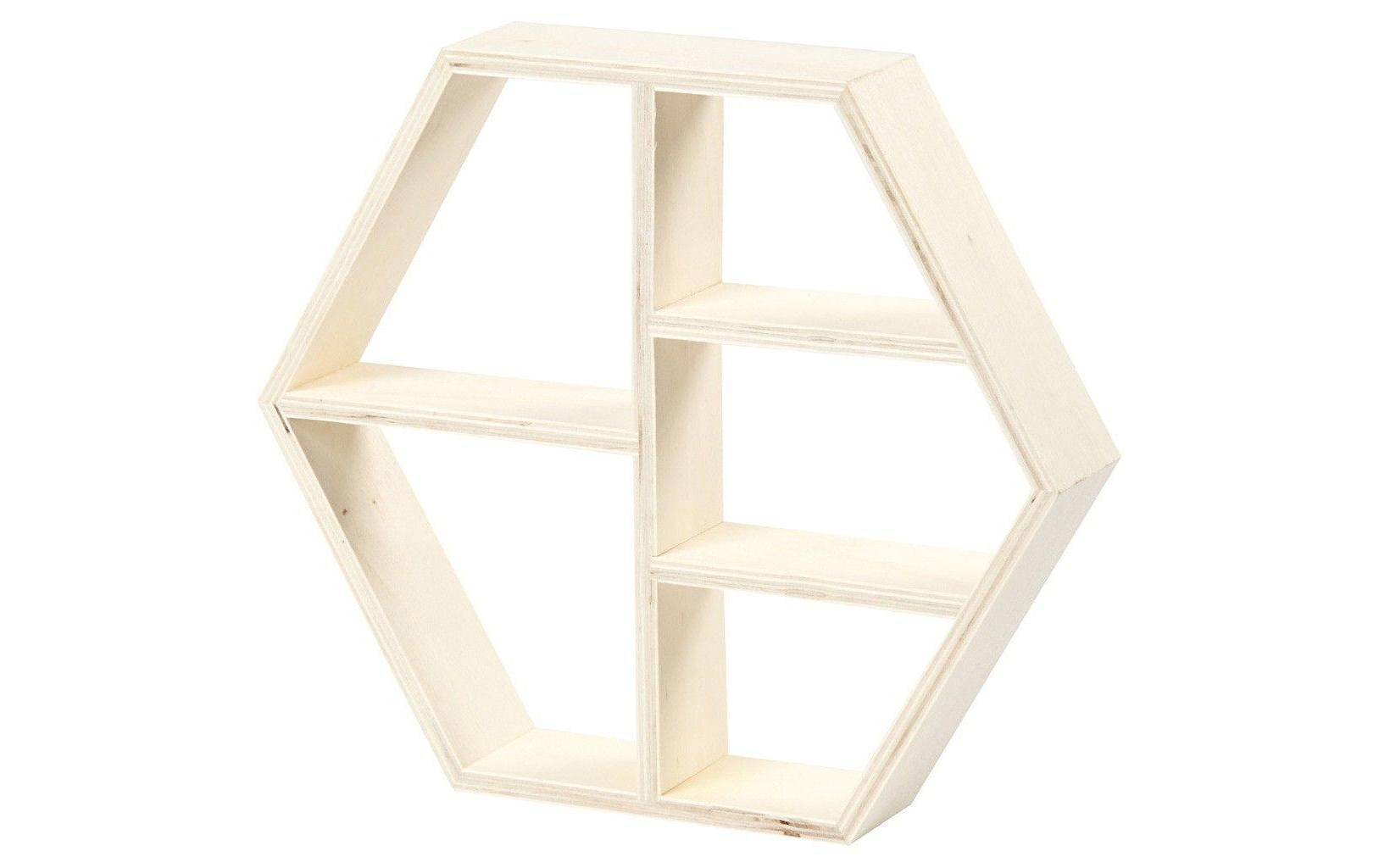 Creativ Company Wandhalterung – Holz – Natur – 285 × 250 × 50 mm