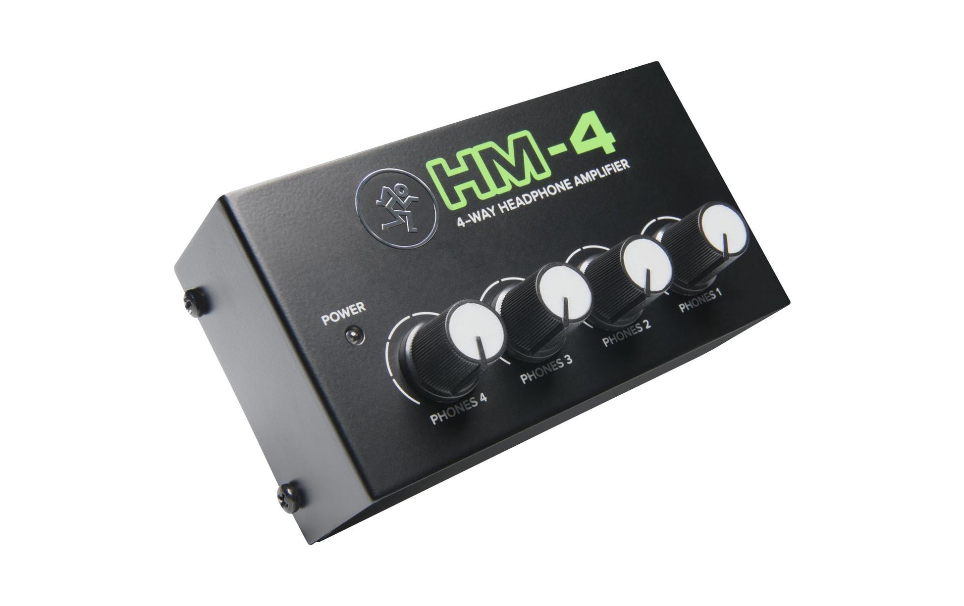 Mackie HM-4 – Kopfhörerverstärker (DAC), 6,3 mm Klinke, 4× Line-Eingänge, Schwarz