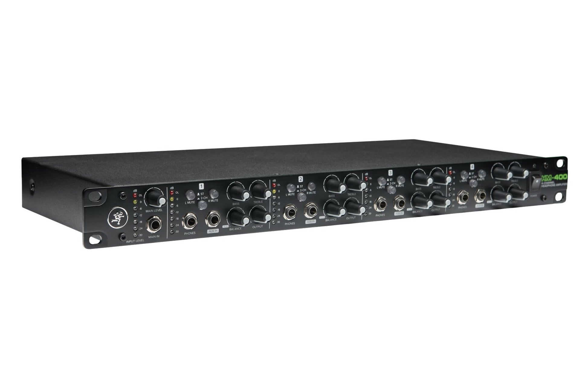 Mackie HM-400 – Kopfhörerverstärker, 4-Kanal, XLR, Netzbetrieb