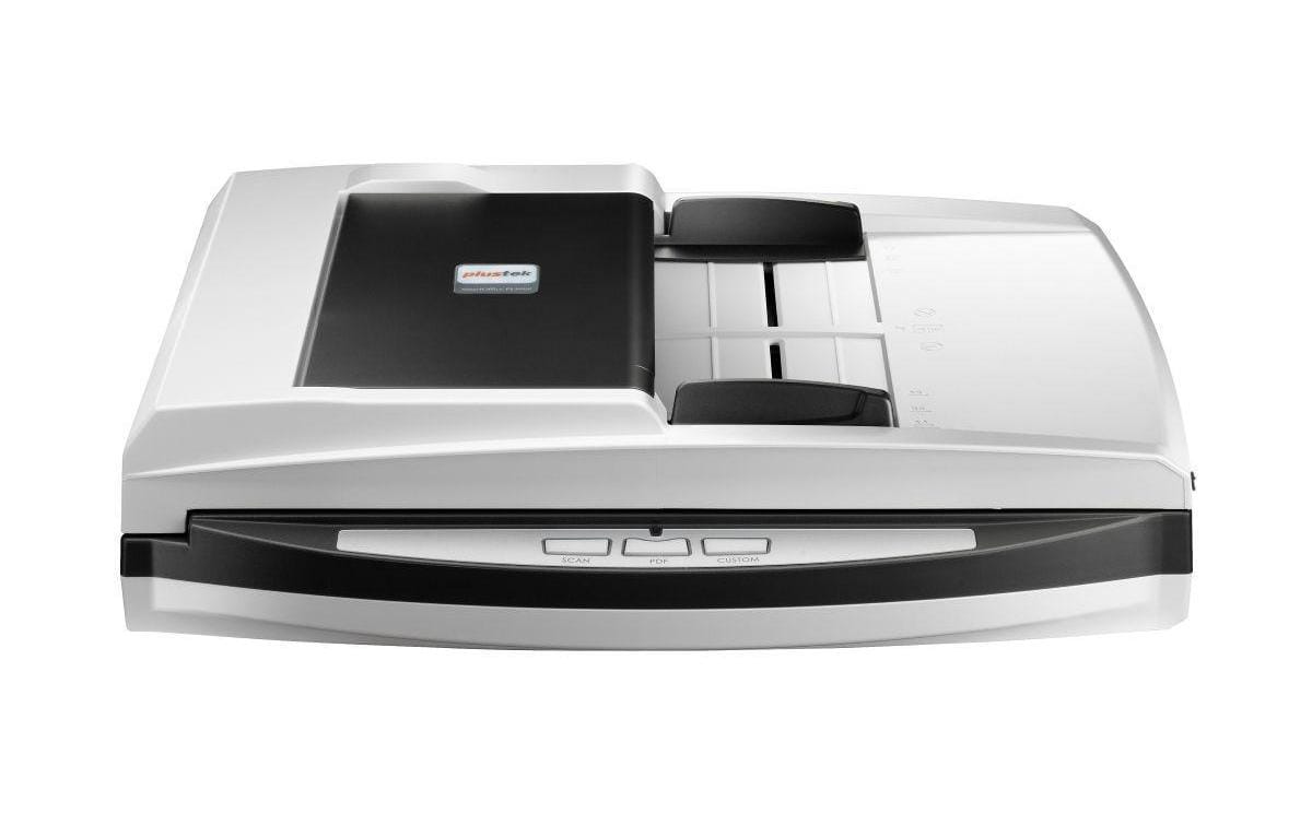 Plustek PL4080 – Flachbettscanner mit ADF, A4, Duplex, 40 ppm, 600 dpi, ADF 50 Blatt, USB
