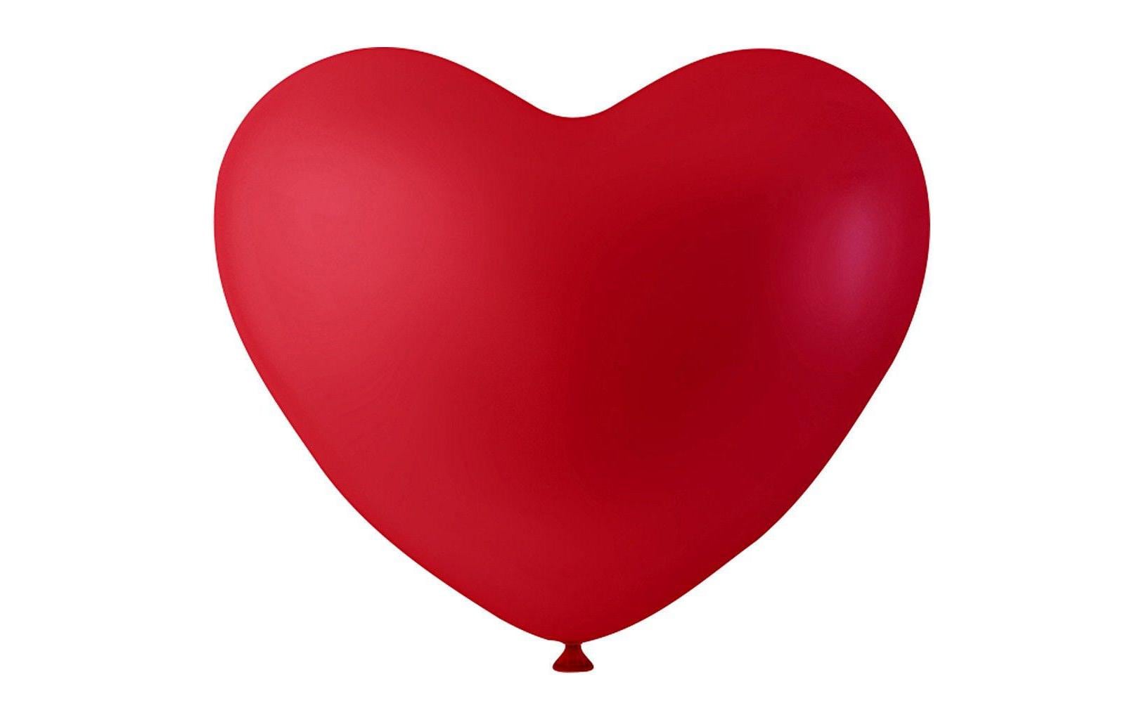 Creativ Company Herzluftballons – Rot – Ø 23 cm – Latex – 8 Stk