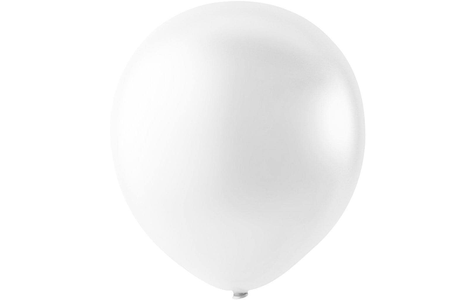 Creativ Company Luftballons Uni – Weiss – Ø 23 cm – Latex – 10 Stk