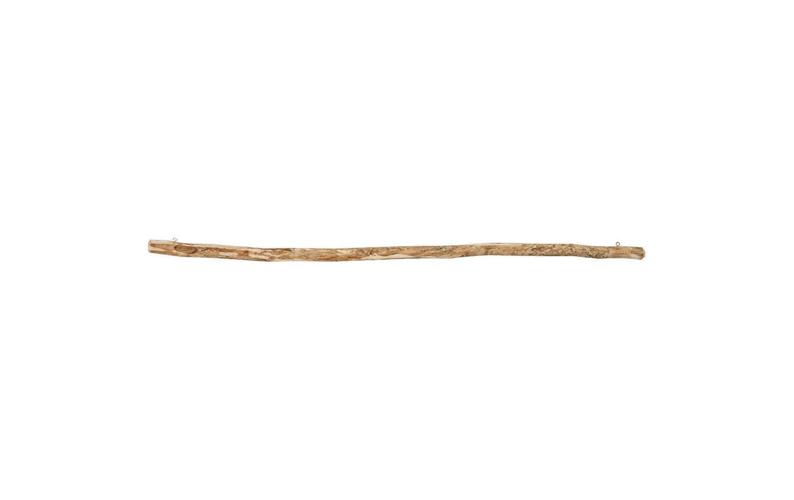 Creativ Company Holzstock – 60 cm, Ø 1,5–2 cm – Fichte, braun, 2 Metallösen