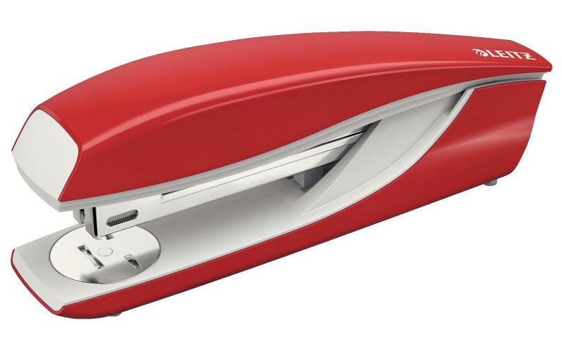 Leitz NeXXt 55040025 Tacker – 40 Blätter, für 24/6, 24/8, 26/6, rot