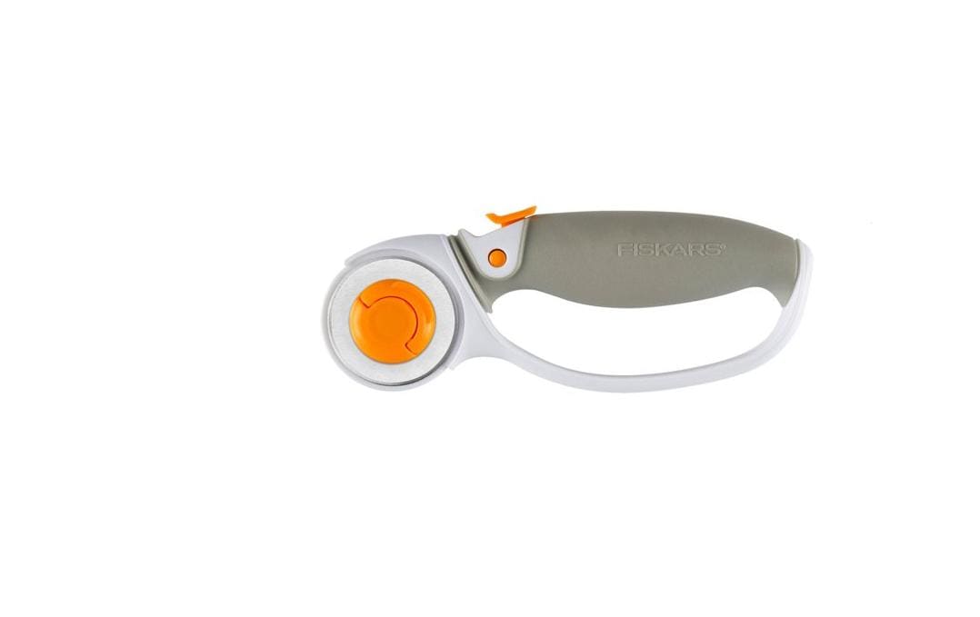 Fiskars Titanium – Rollmesser, Ø 45 mm, grau/weiss