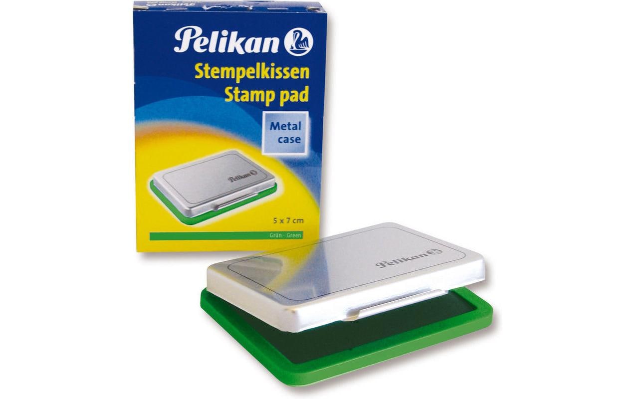 Pelikan Stempelkissen – Metall, Grün, 70 × 50 mm