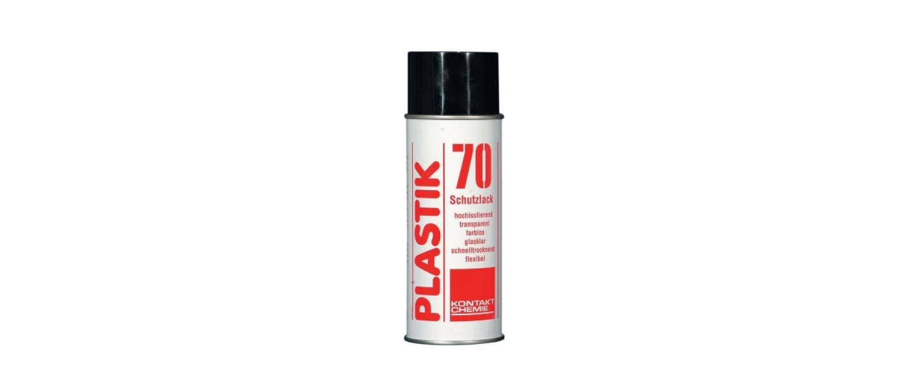 Kontakt Chemie Plastik 70 Klarlack – 12er-Pack, 200 ml – für Kunststoff