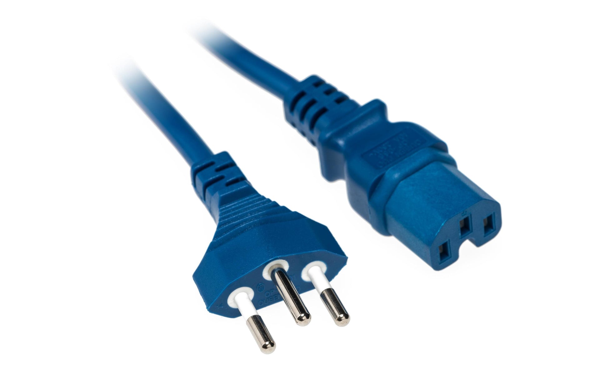 Diggelmann Netzkabel, Typ J auf IEC C15, 1 m, Blau, WGSPCBL10I-010