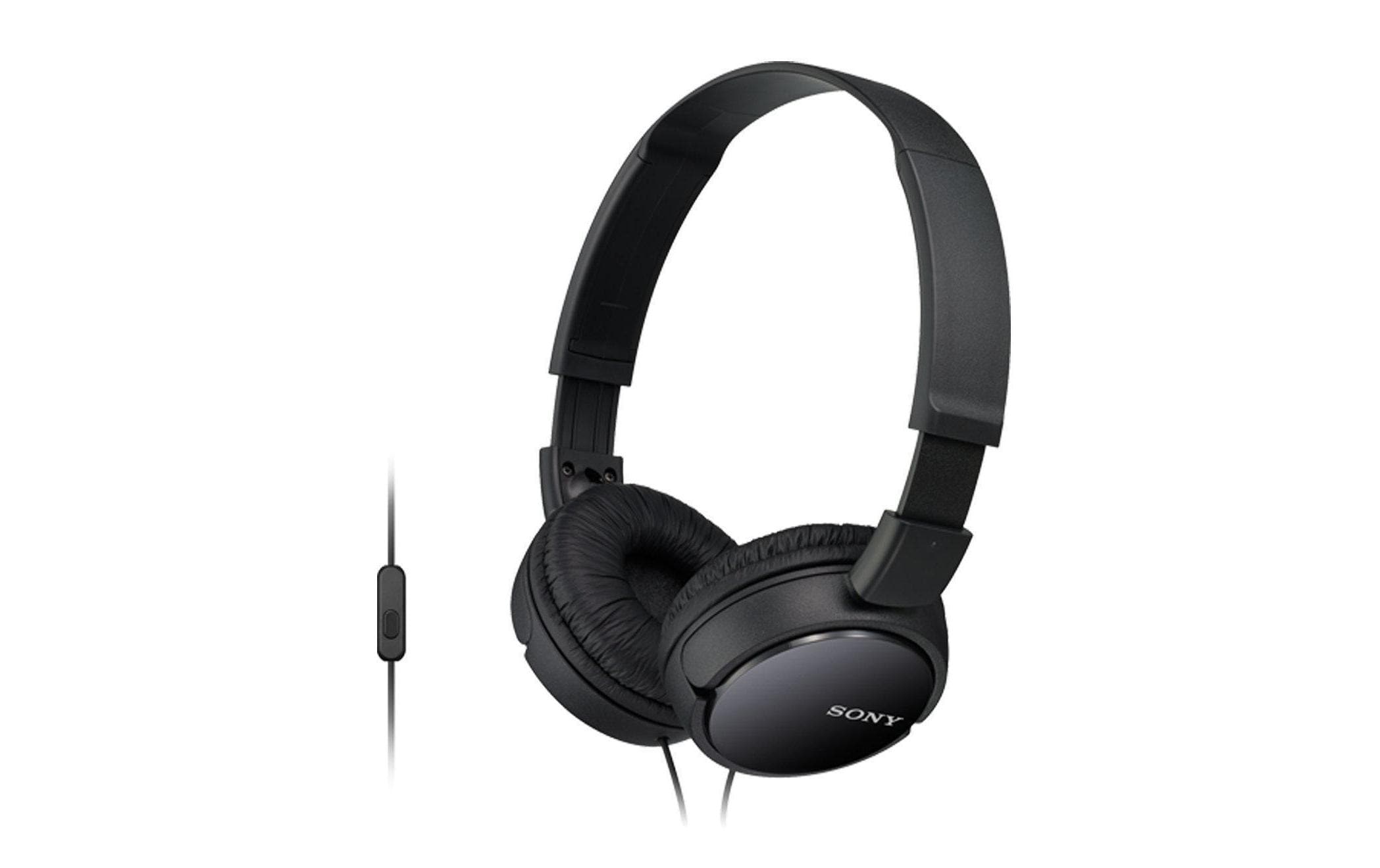 Sony MDR-ZX110APB On-Ear Kopfhörer – Stereo, Kabelgebunden, 3,5 mm Klinke, Schwarz