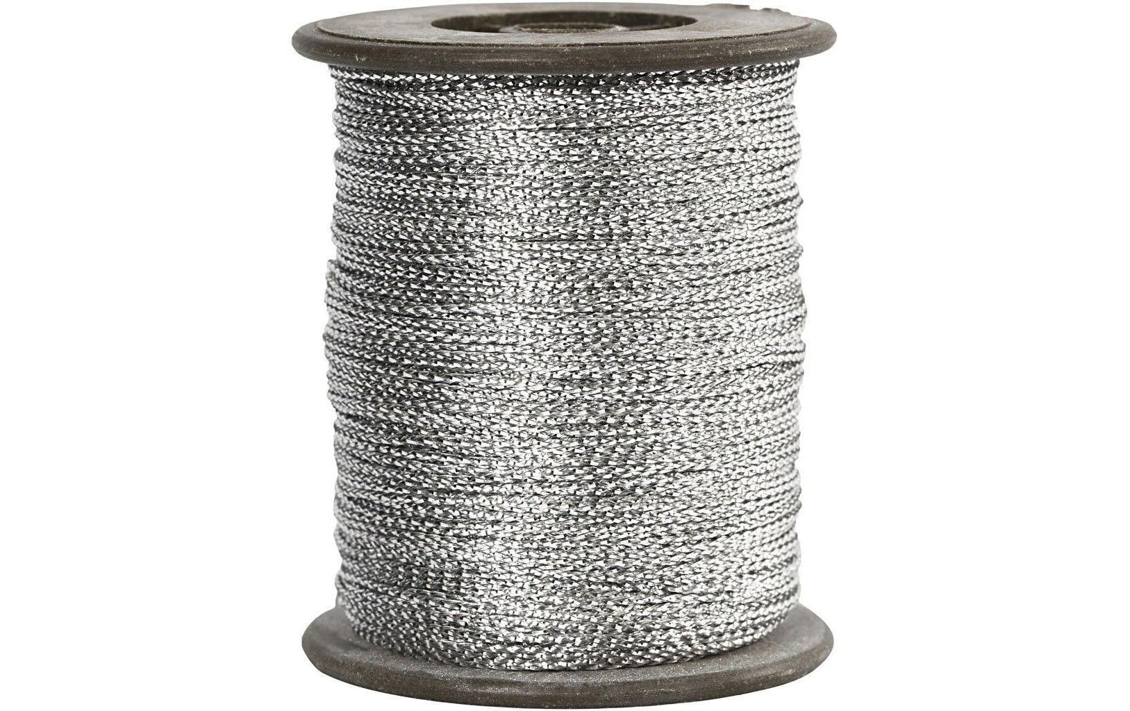 Creativ Company Kordel silber Ø 0,5 mm × 100 m