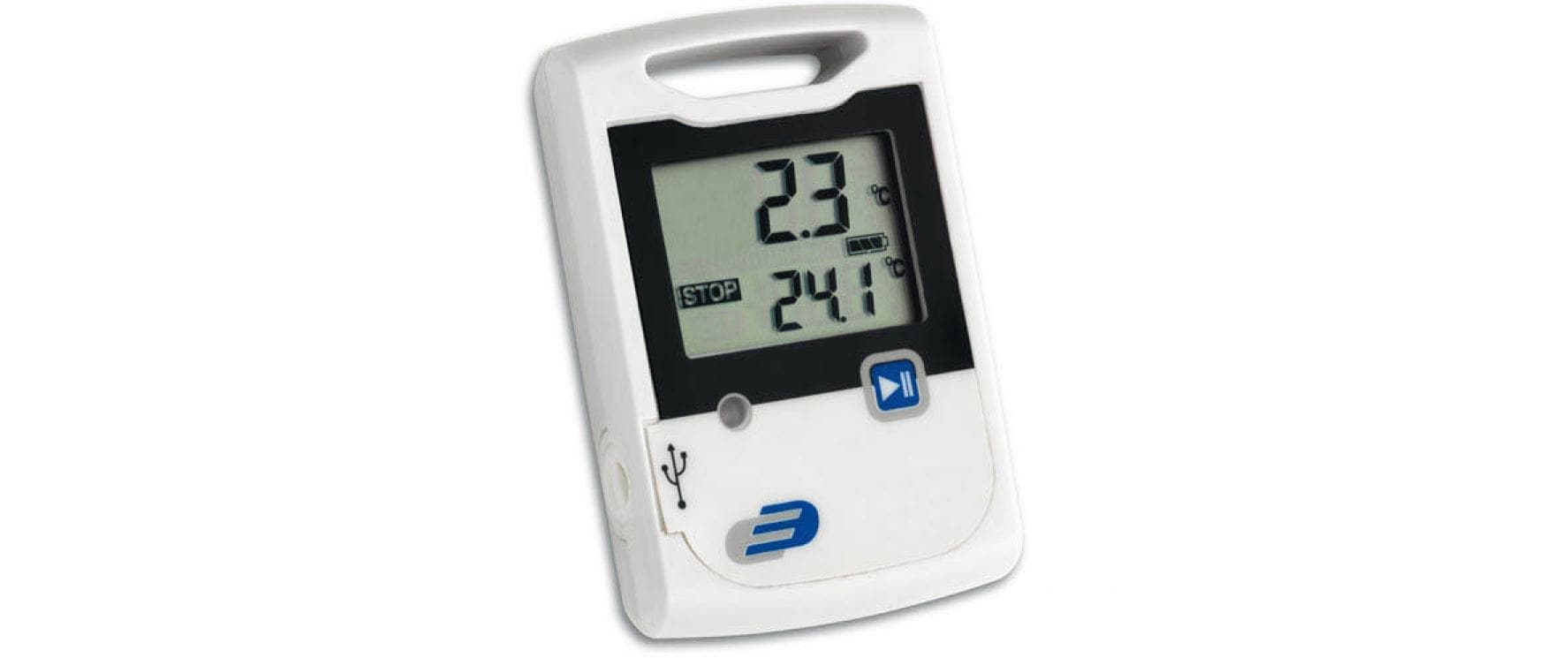 TFA-Dostmann LOG10 Temperatursensor – USB, −30–60 °C, Innen