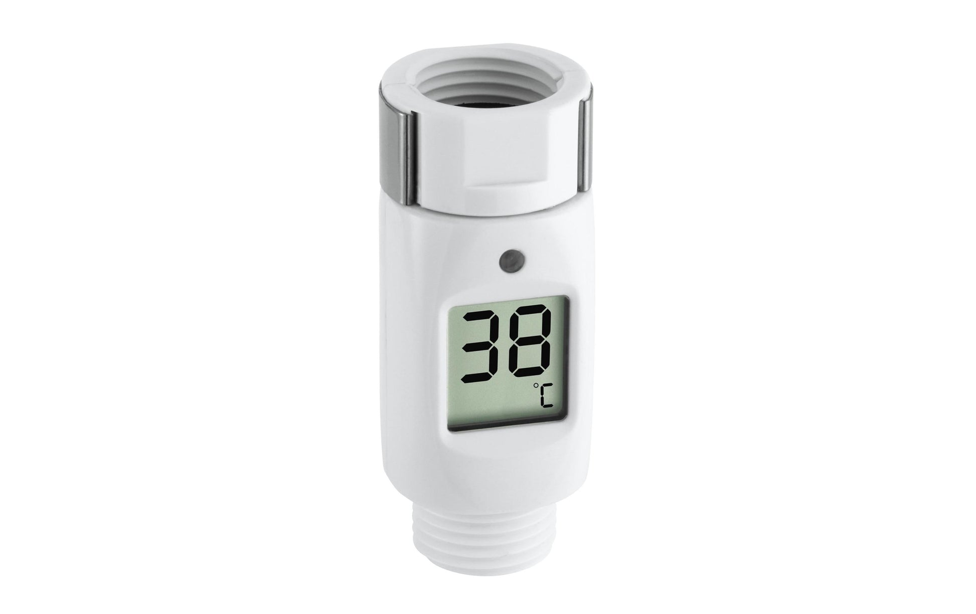 TFA-Dostmann TFA Dostmann Thermometer 30.1046 – 2,8×3,0×7,1 cm, LCD, Wasserfest, Weiss