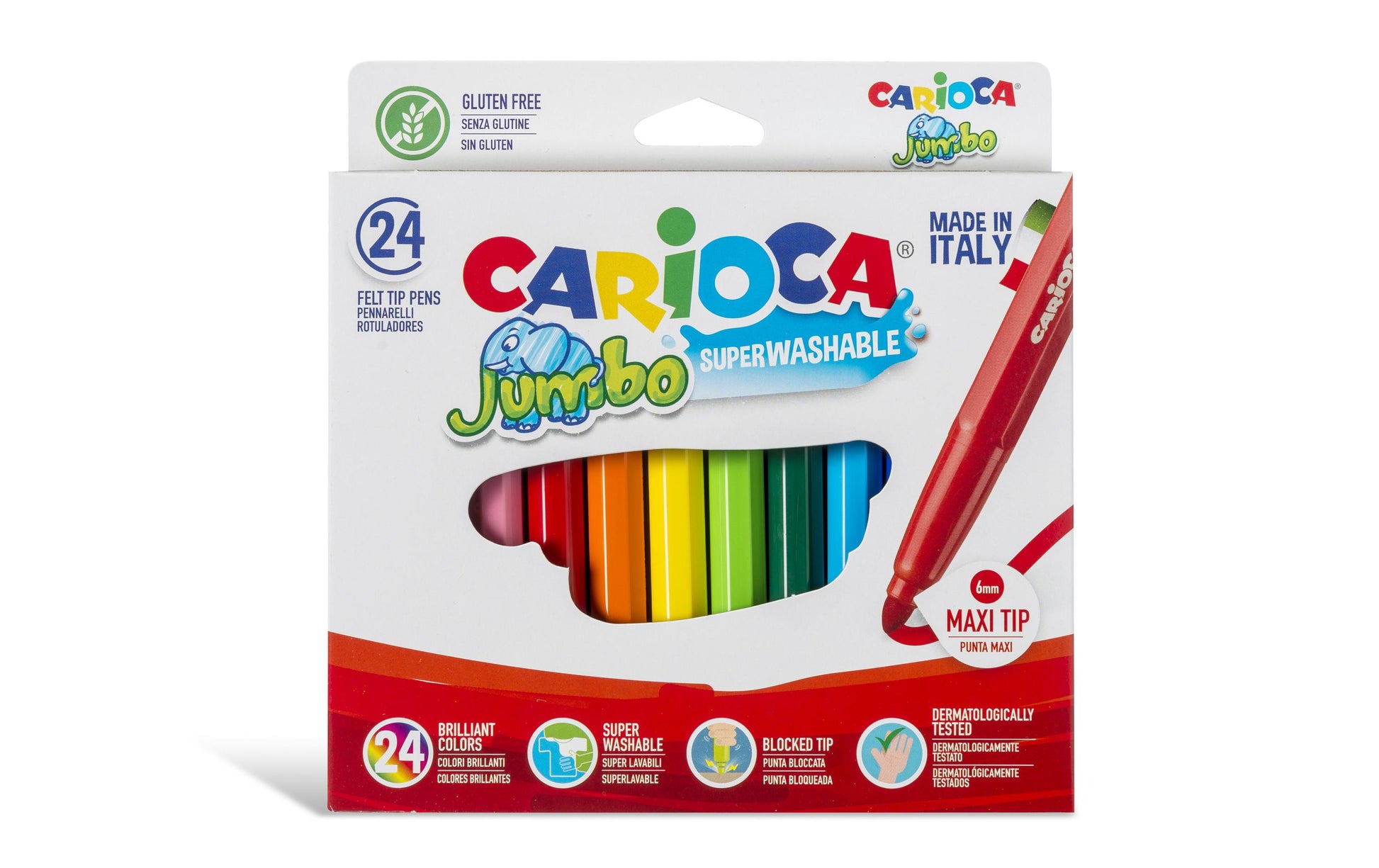 Carioca Jumbo Filzstifte, 24 Stk.