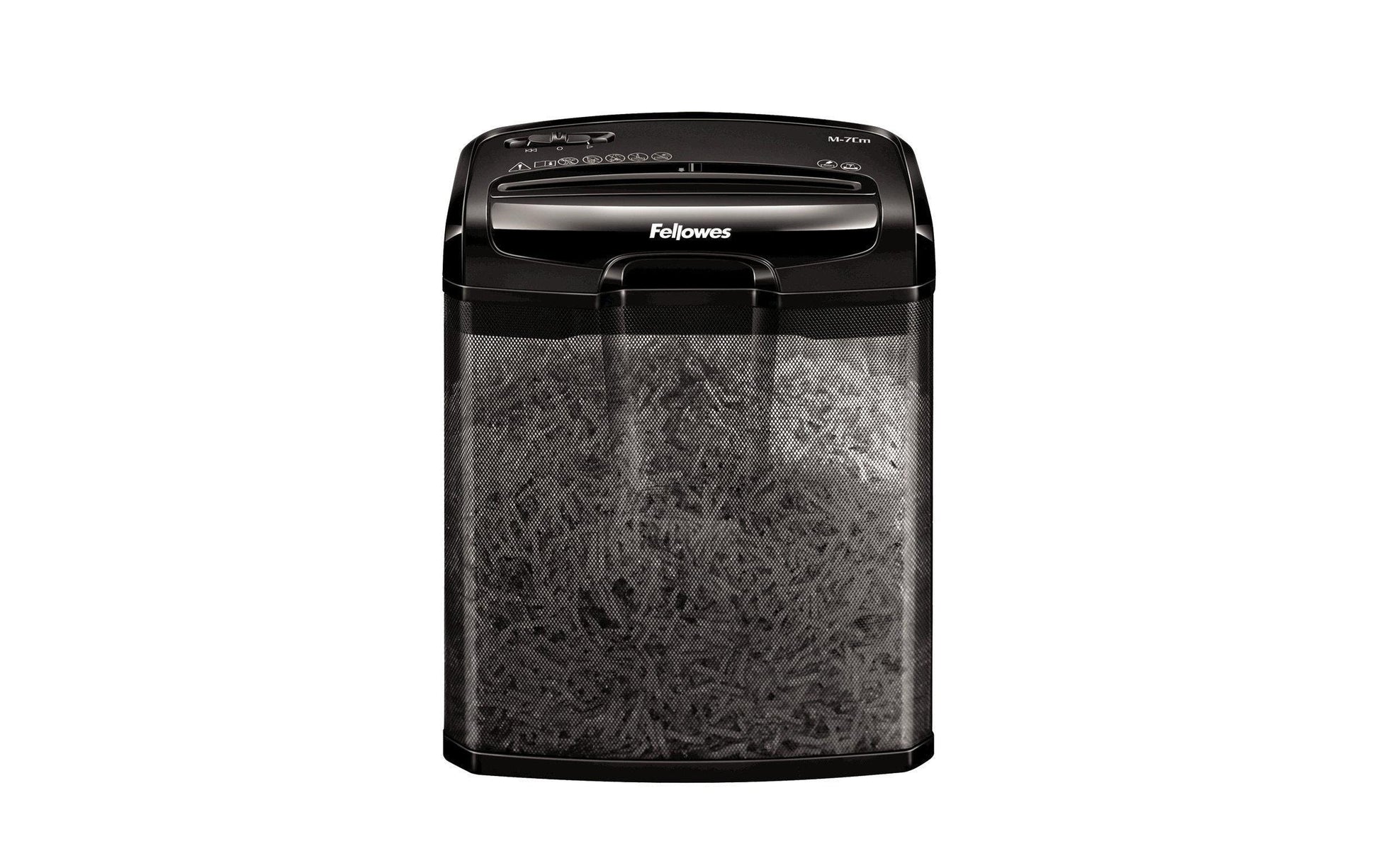 Fellowes Powershred M-7M – Aktenvernichter, DIN P-4, Partikelschnitt 4 × 35 mm, 7 Blatt, 13 l