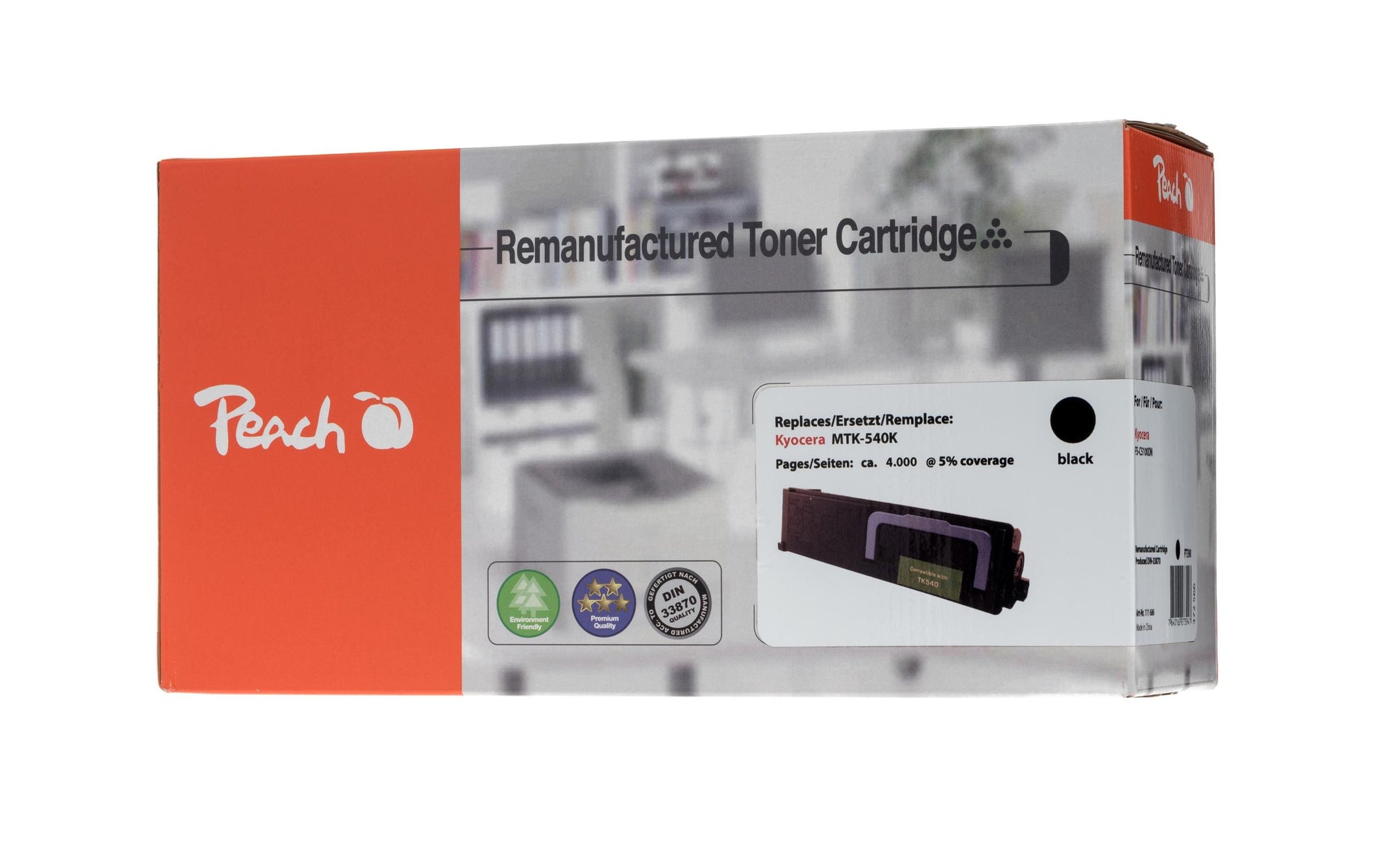 Peach Toner TK-540K – schwarz, 5000 Seiten – für Kyocera FS-C5100DN