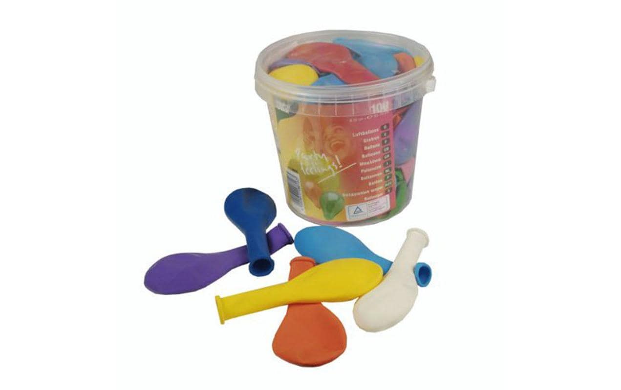 Papstar Luftballons – mehrfarbig – Ø 22 cm – Latex – 100 Stk