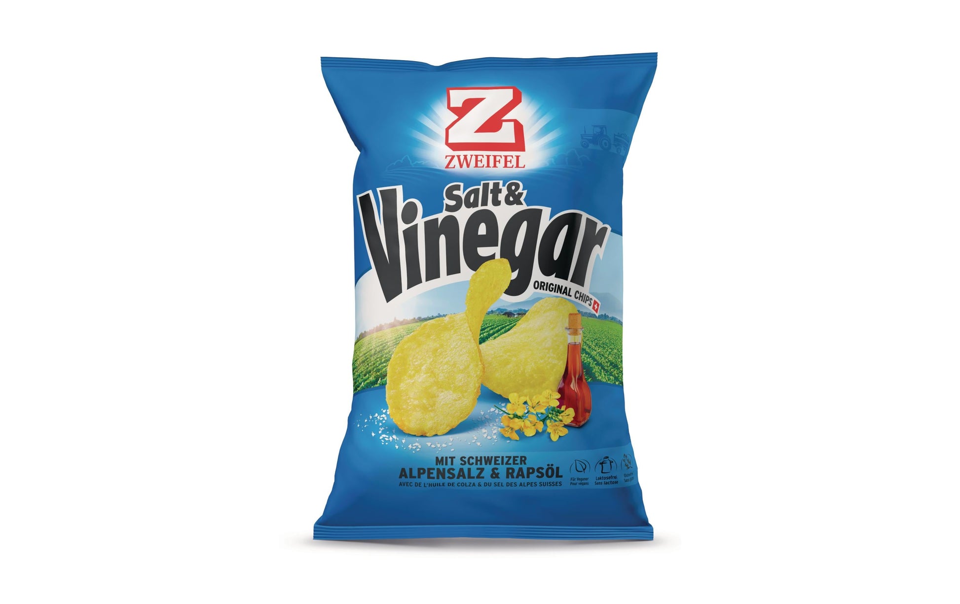 Zweifel Original Chips – Salz & Essig – 175 g