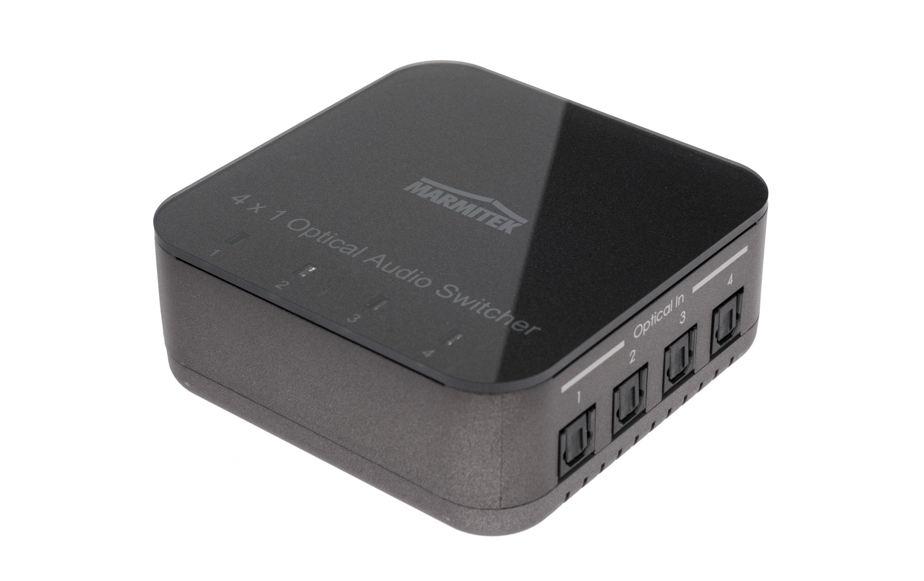 Marmitek Connect TS41 – Umschalter – 4 Eingänge, 1 Ausgang, Toslink