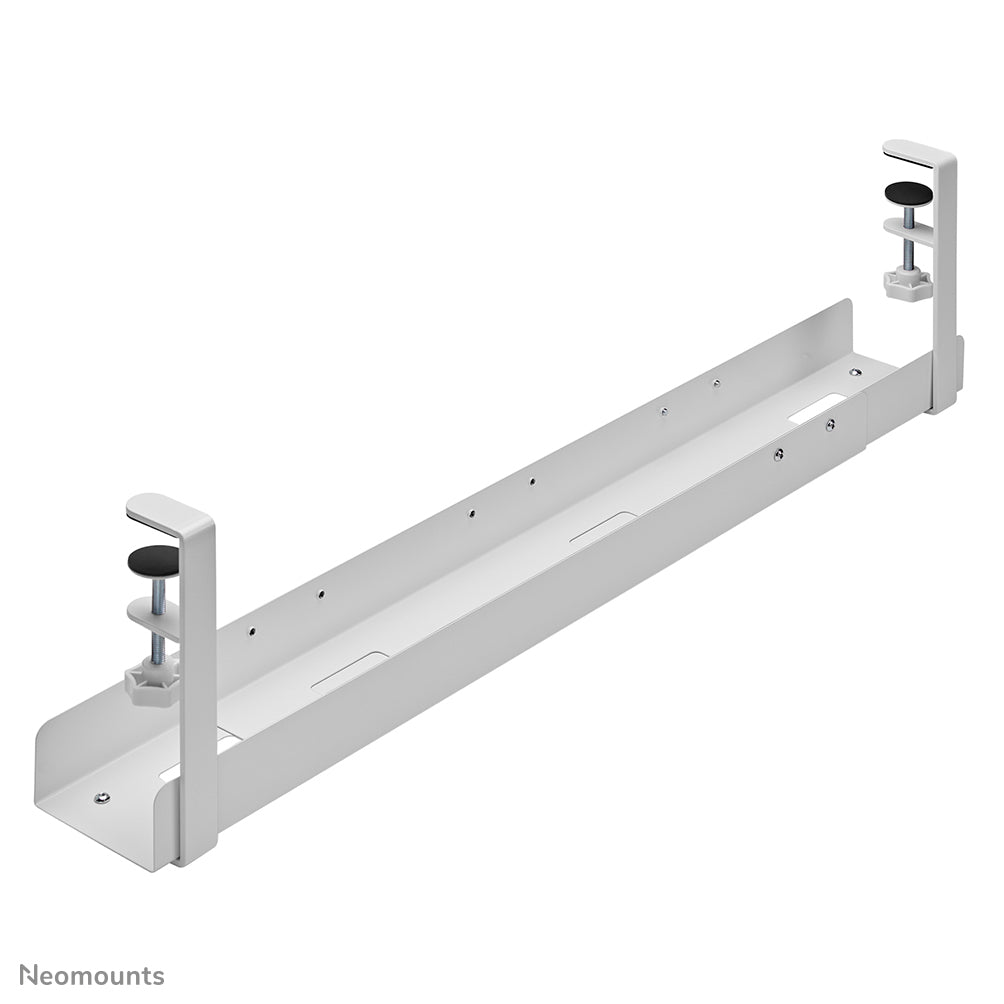 Neomounts Kabelkanal ADS07-120WH – 0,80–1,20 m, weiss, mit Tischklemme, Tragkraft bis 5 kg