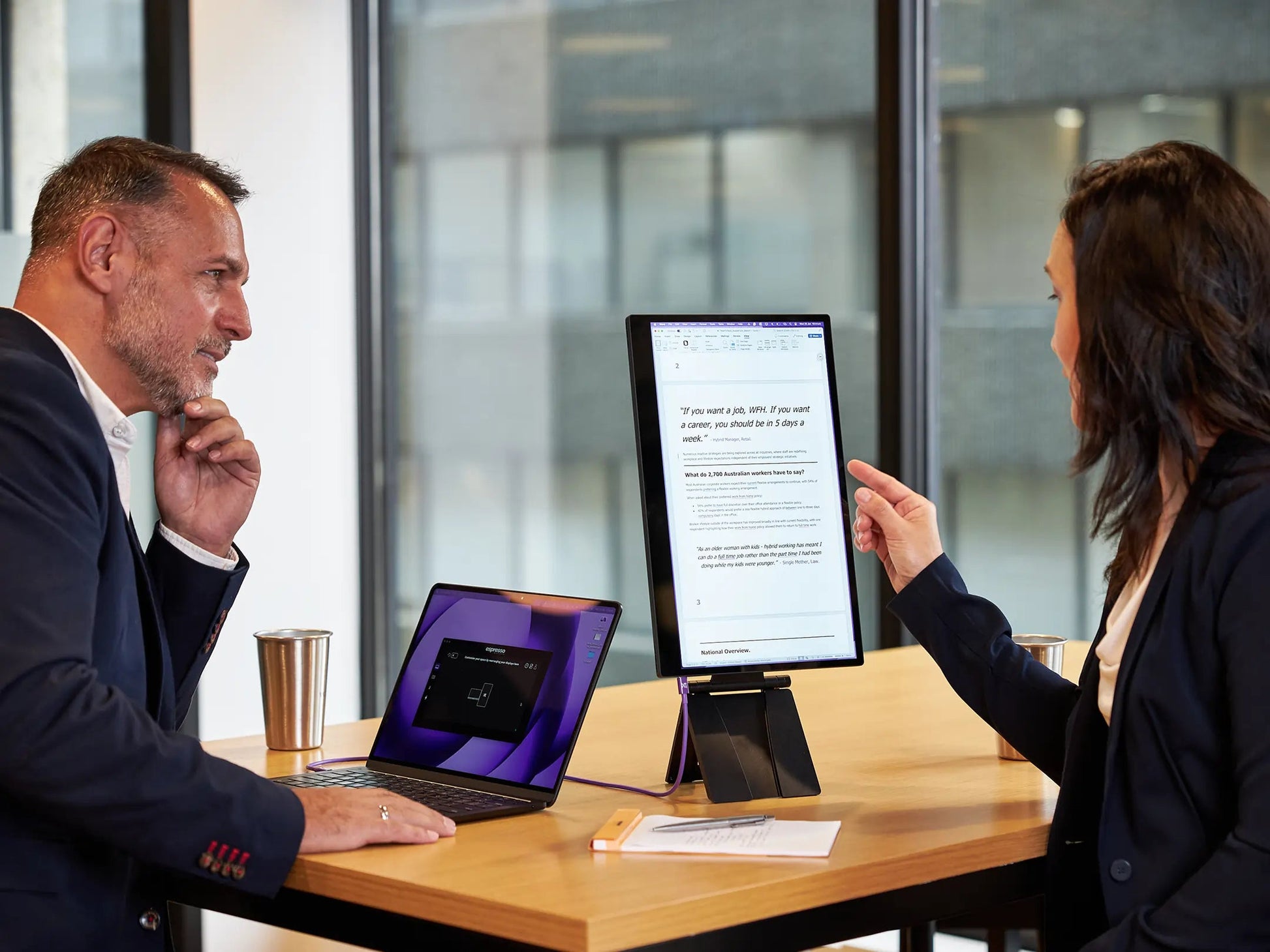 Espresso Displays Pro 15 – 15,6" Touch, 3840 × 2160 (4K), IPS, USB-C 13 W