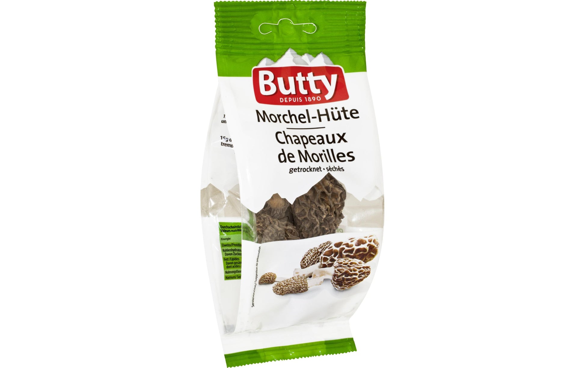 Butty Getrocknete Morchel-Hüte – 15 g
